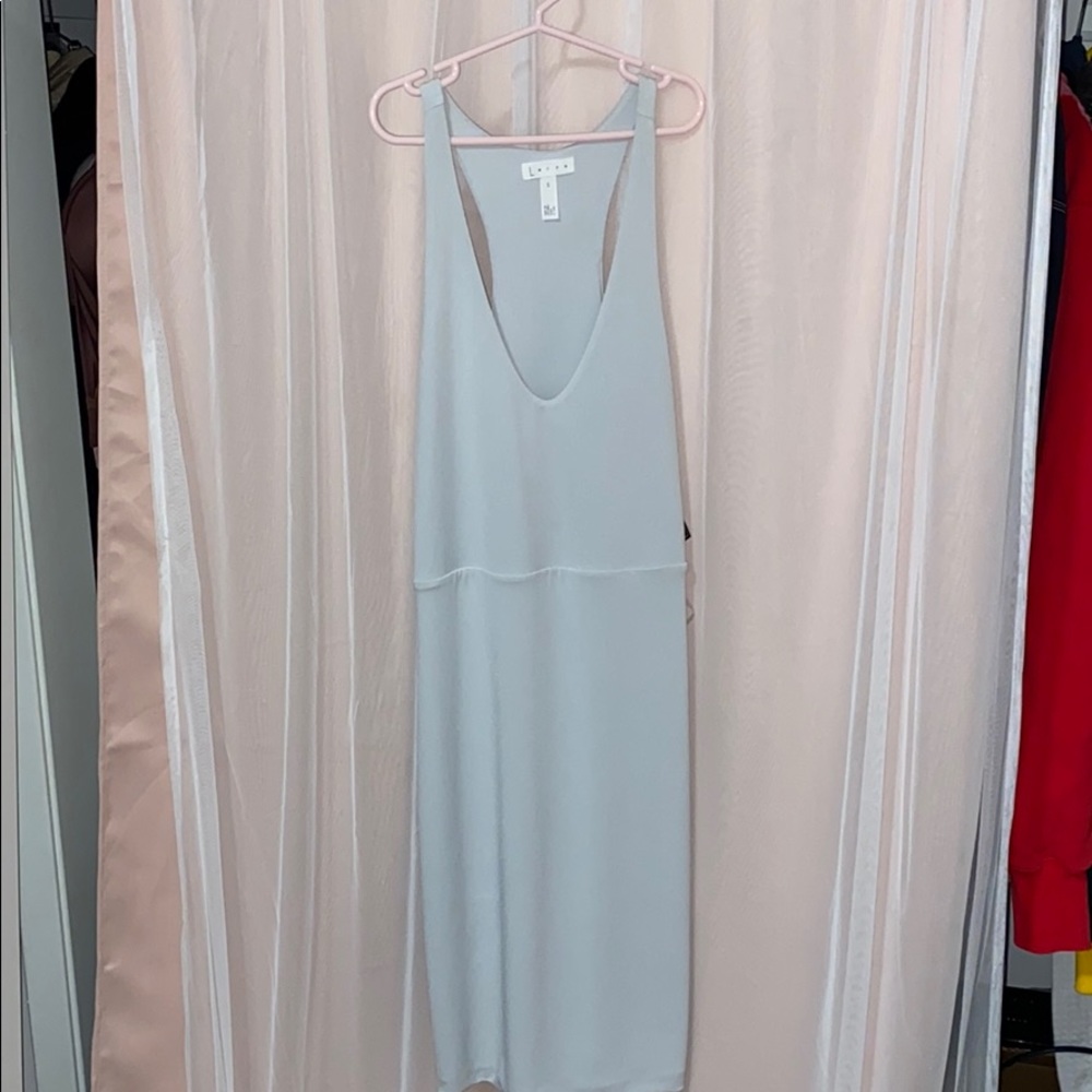 Light blue cocktail dress